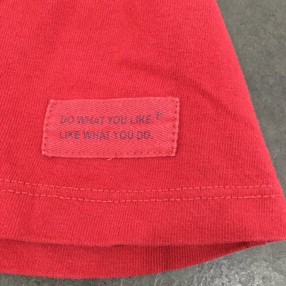 LIFE IS GOOD Long Sleeve Red Multi Color Snow Winter Cabin Print Shirt - Picture 6 of 16